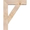 Ekena Millwork Traditional Block Smooth Bracket w/ Offset Brace, Douglas Fir, 7 1/2"W x 28"D x 36"H BKT0806X28X36TRA05SDF - alternate 4